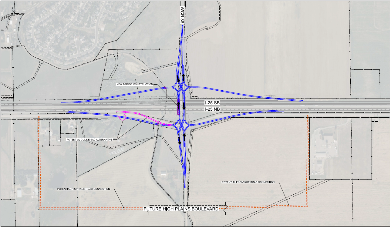 Diverging Diamond Interchange (DDI): An innovative design that improves safety and traffic flow by eliminating left turns across opposing traffic.